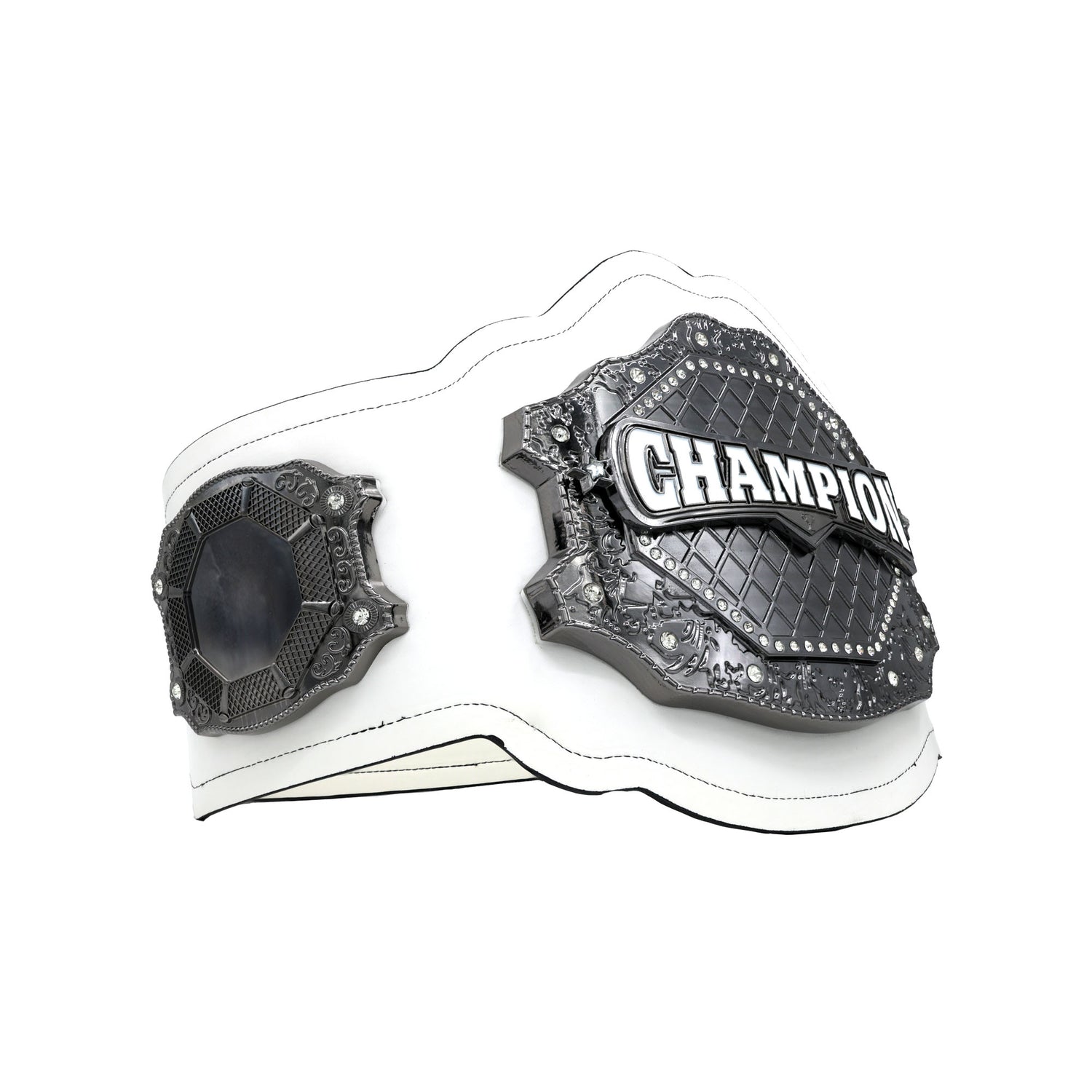GEN2 CHAMPION BELT WHITE&GUNMETAL