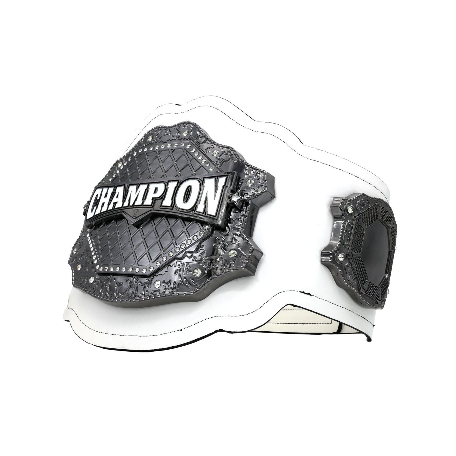 GEN2 CHAMPION BELT WHITE&GUNMETAL