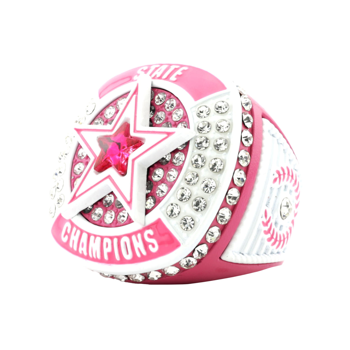 GEN26 PINK&WHITE STATE CHAMPIONS RING