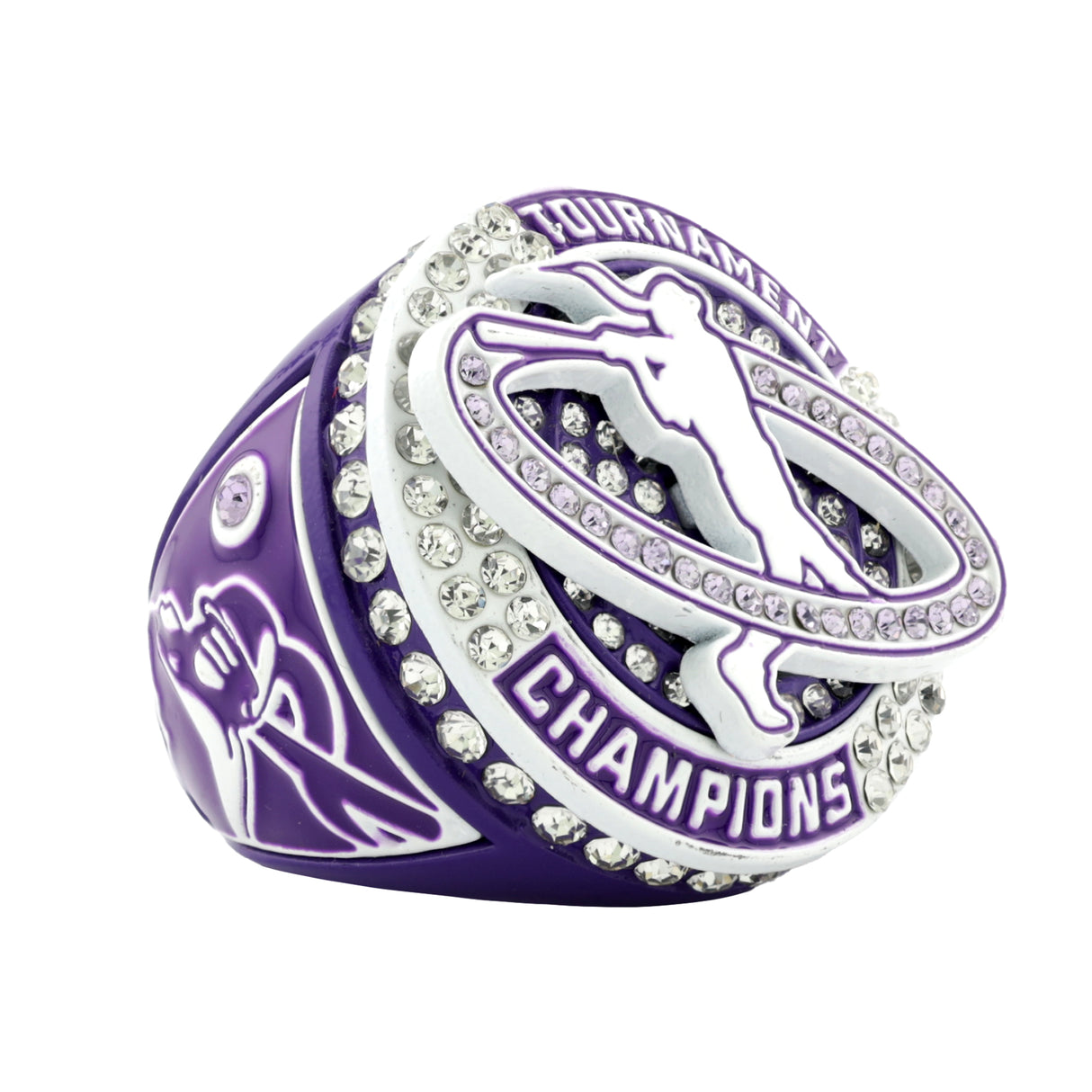 GEN26C SOFTBALL PURPLE&WHITE TOURNAMENT CHAMPIONS RING