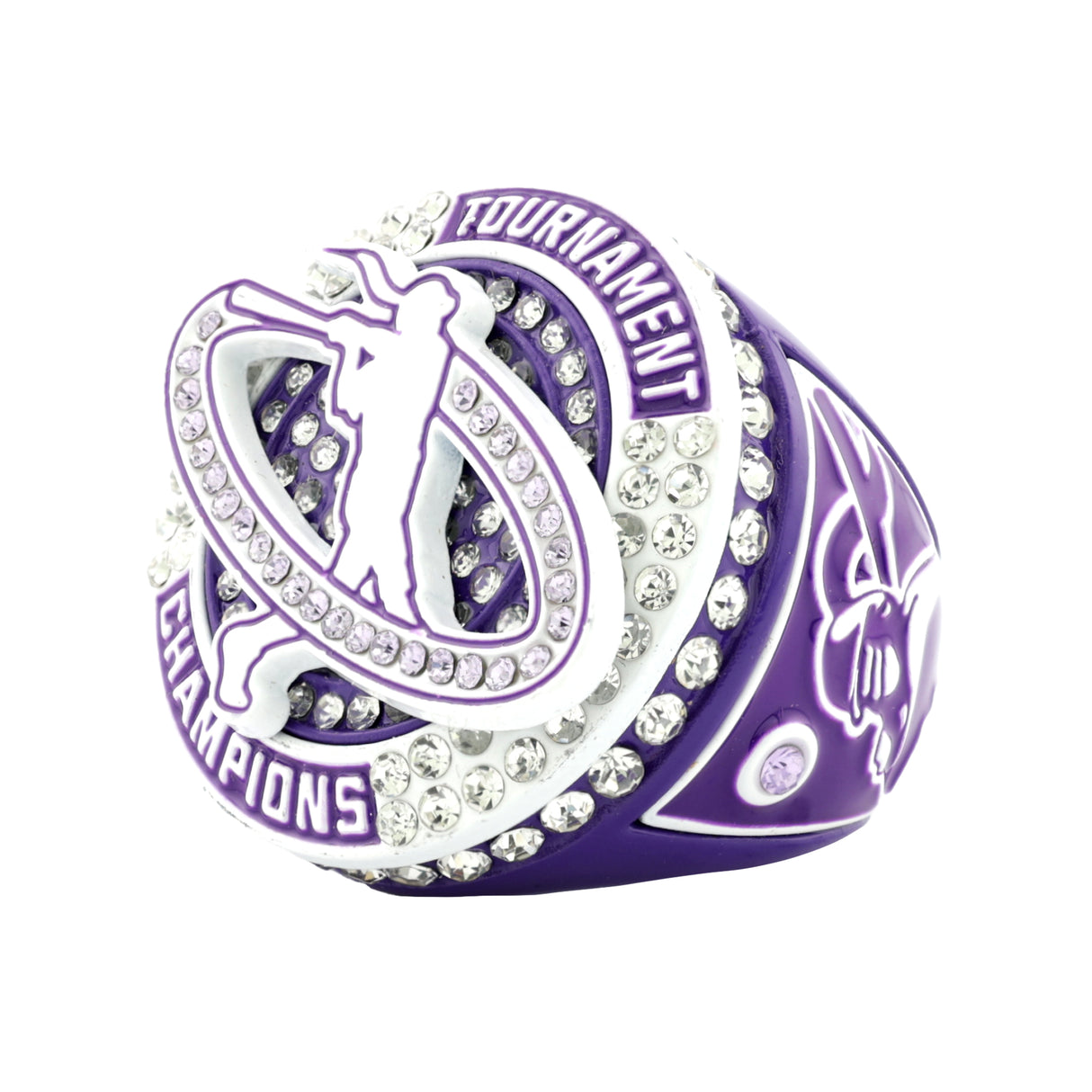 GEN26C SOFTBALL PURPLE&WHITE TOURNAMENT CHAMPIONS RING