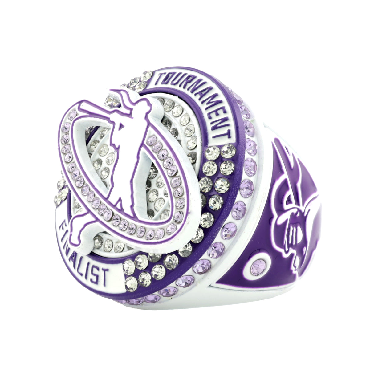 GEN26C SOFTBALL PURPLE&WHITE TOURNAMENT FINALIST RING