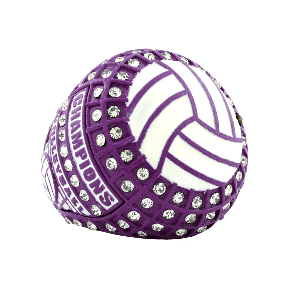 VOLLEYBALL26 PURPLE CHAMPIONS RING