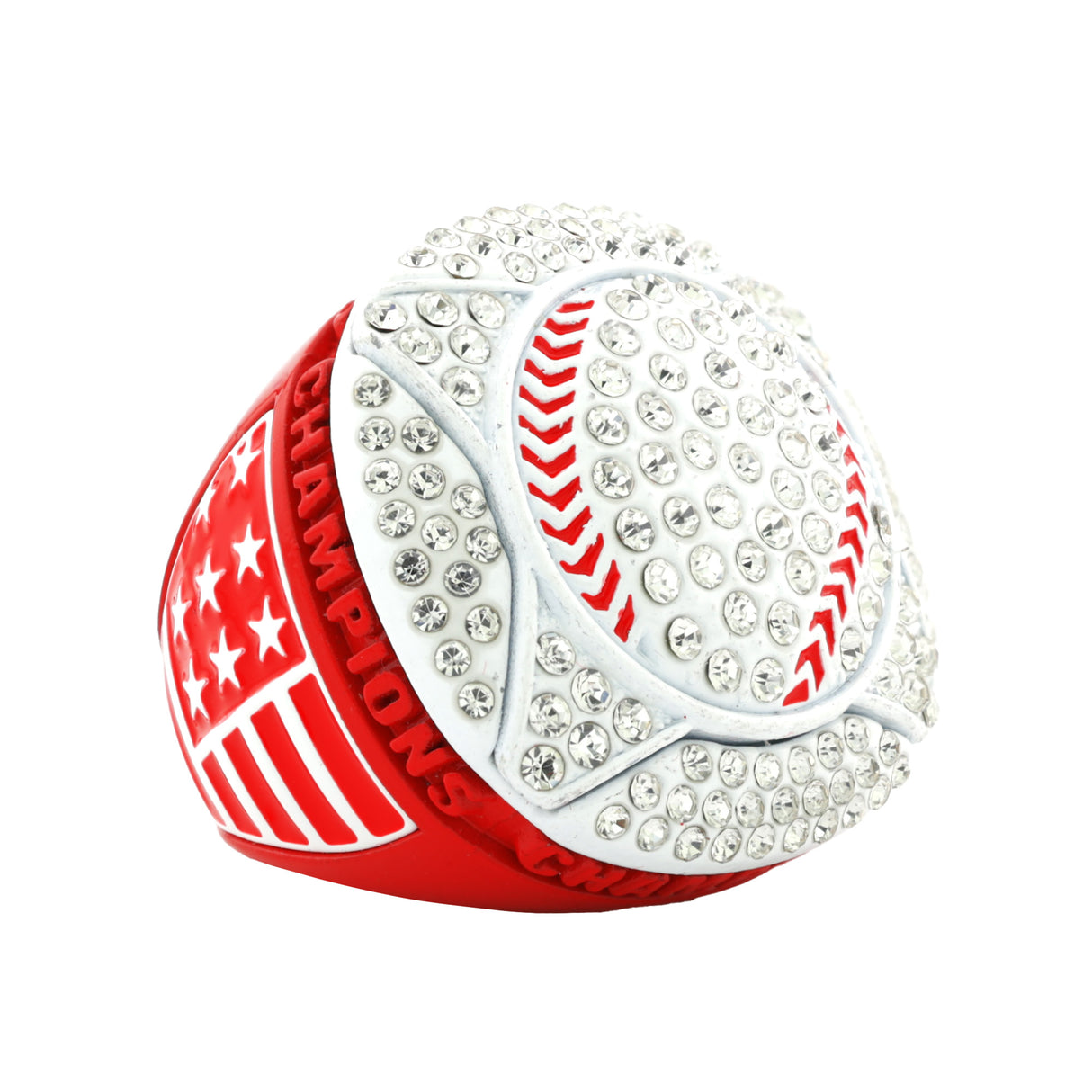 GEN25B RED&WHITE CHAMPIONS RING