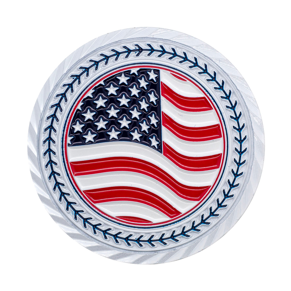 GEN2 2" WHITE PLAYER OF THE GAME COIN