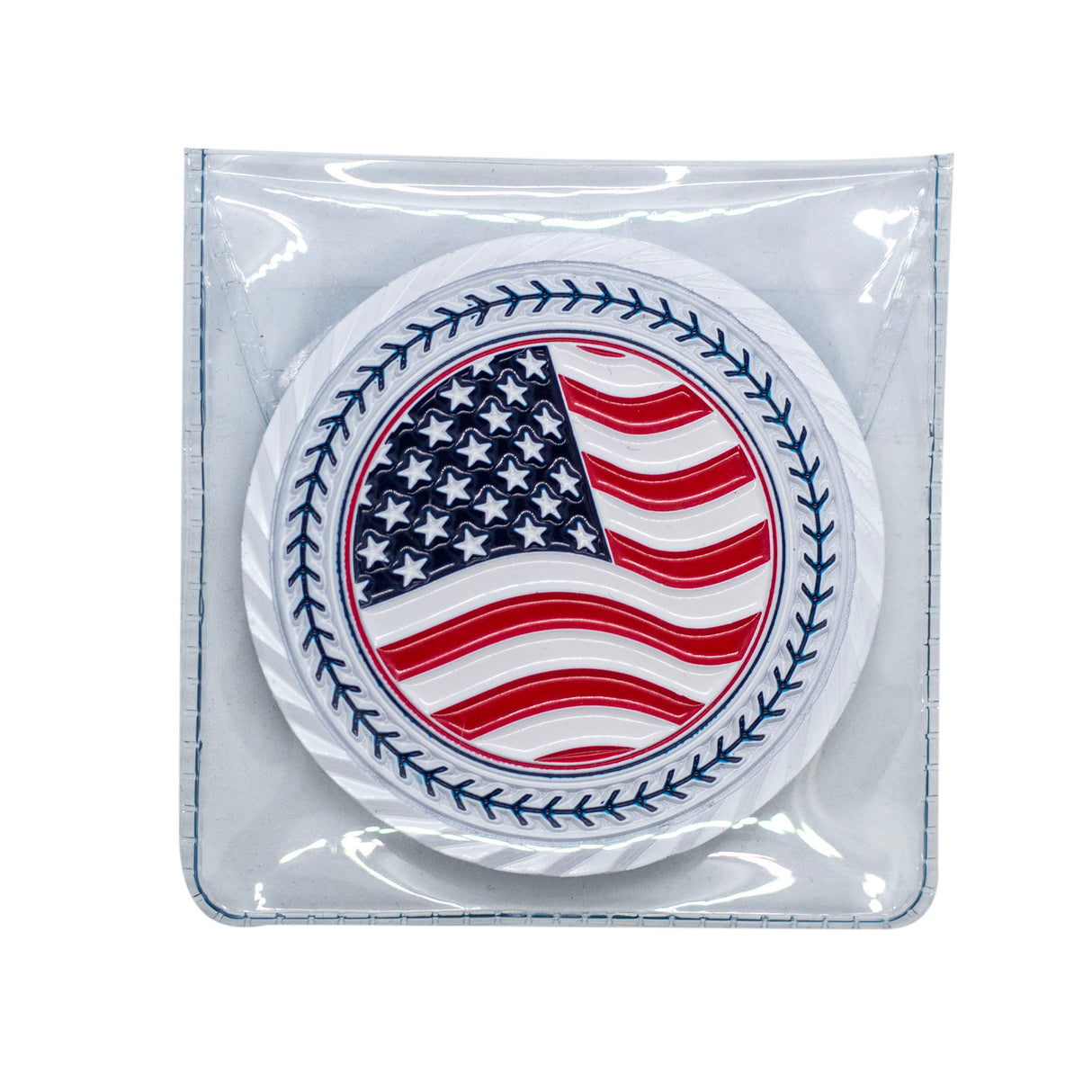 GEN2 2" WHITE PLAYER OF THE GAME COIN