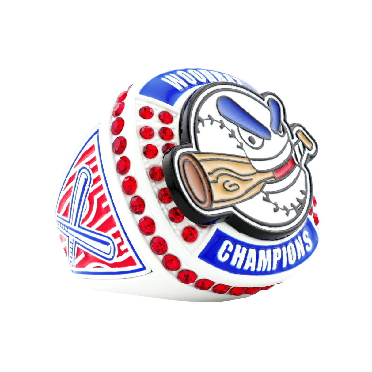 WOODBAT26 WHITEOUT CHAMPIONS RING