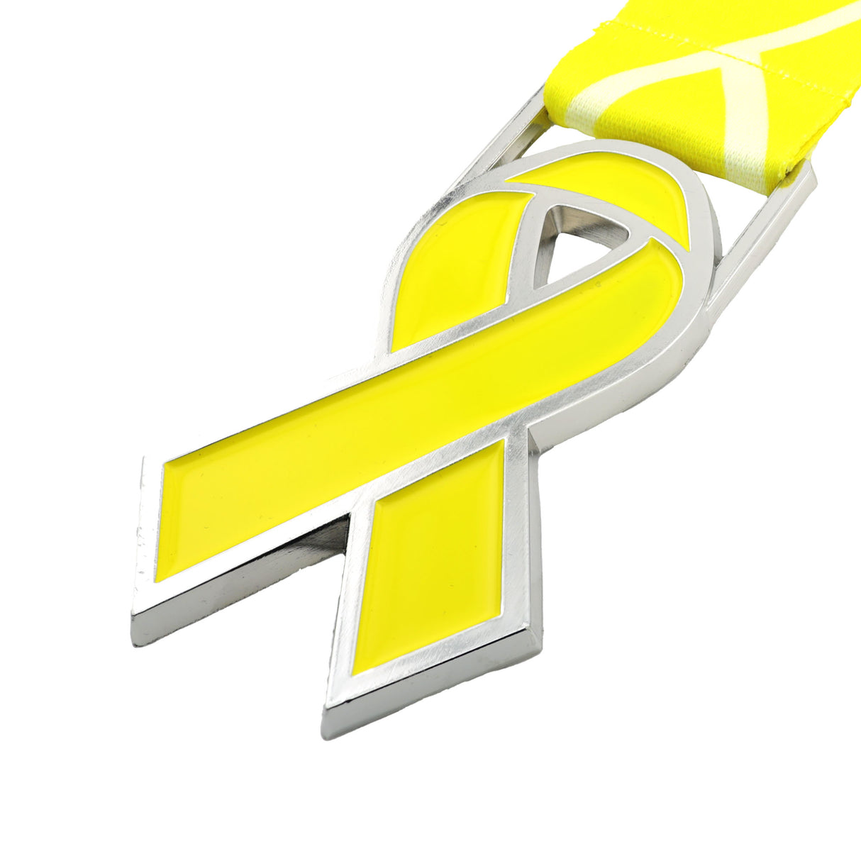 MED26 RIBBON SILVER&YELLOW
