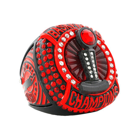 BASKETBALL25 NEON RED CHAMPIONS RING