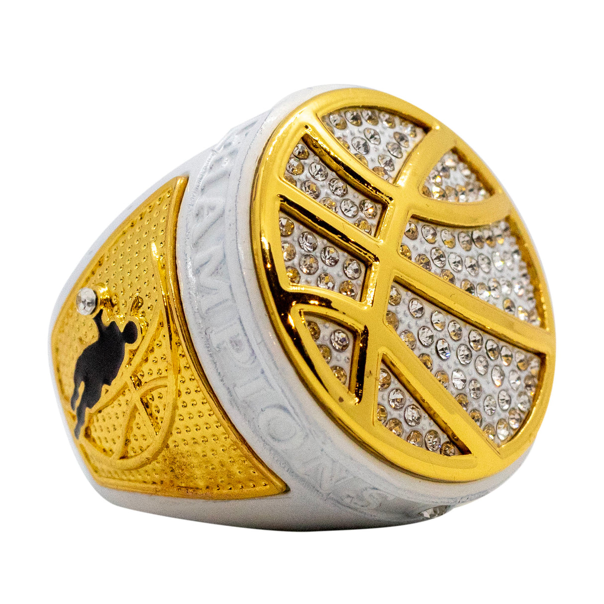 BASKETBALL2 WHITE CHAMPIONS RING