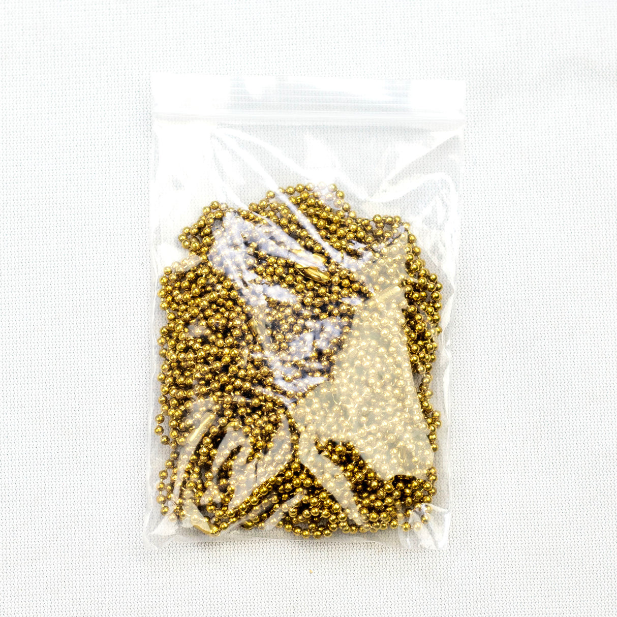 Gold Ball Chain Necklaces (15 chains in 1 bag)