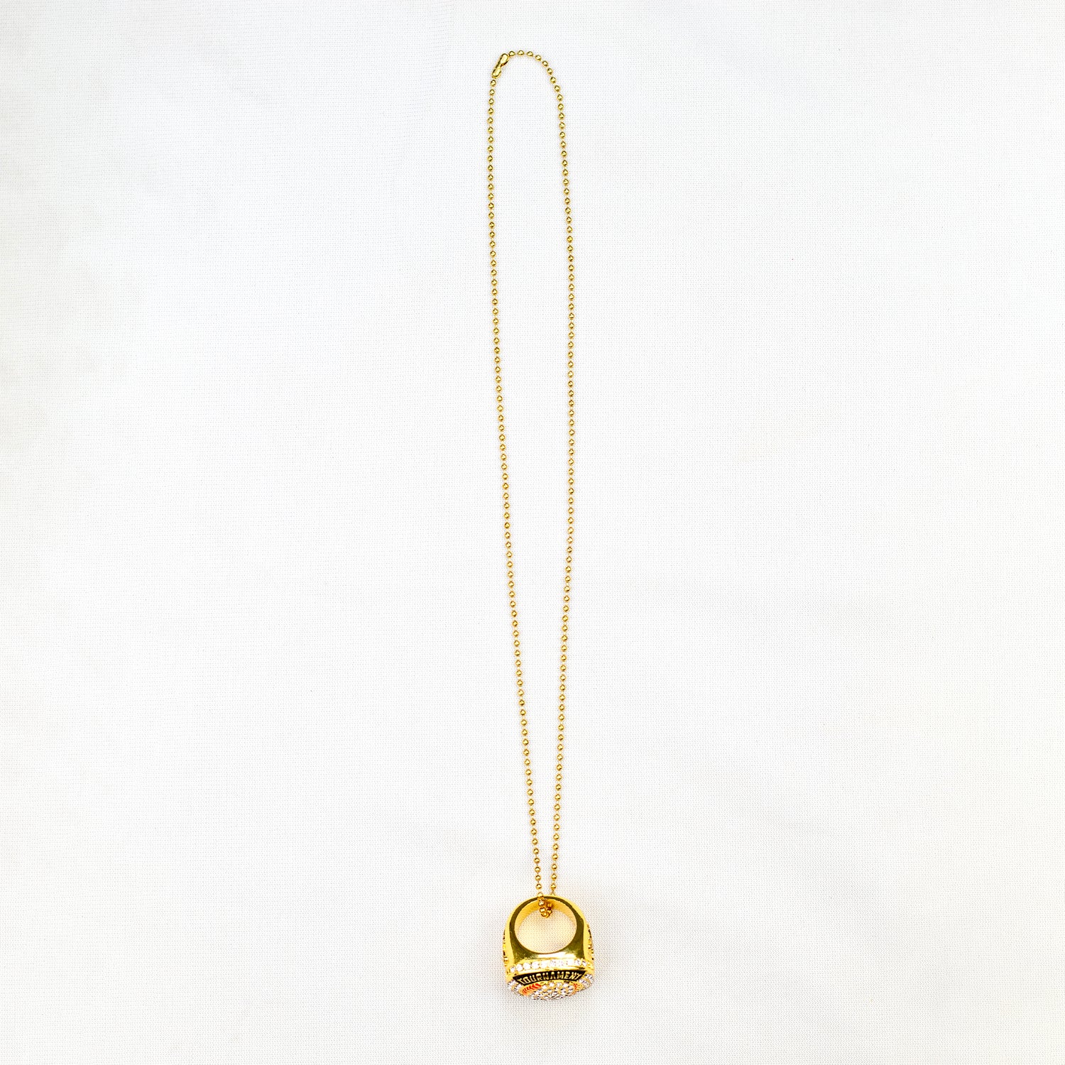 Gold Ball Chain Necklaces (15 chains in 1 bag)