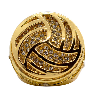 Gold Volleyball Champions Ring