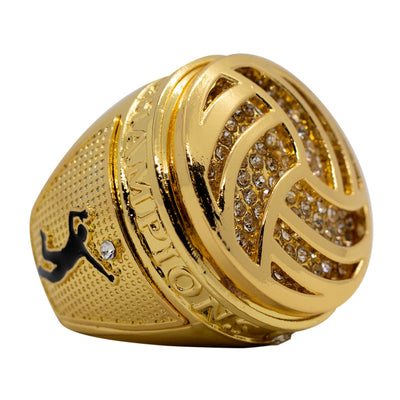 Gold Volleyball Champions Ring