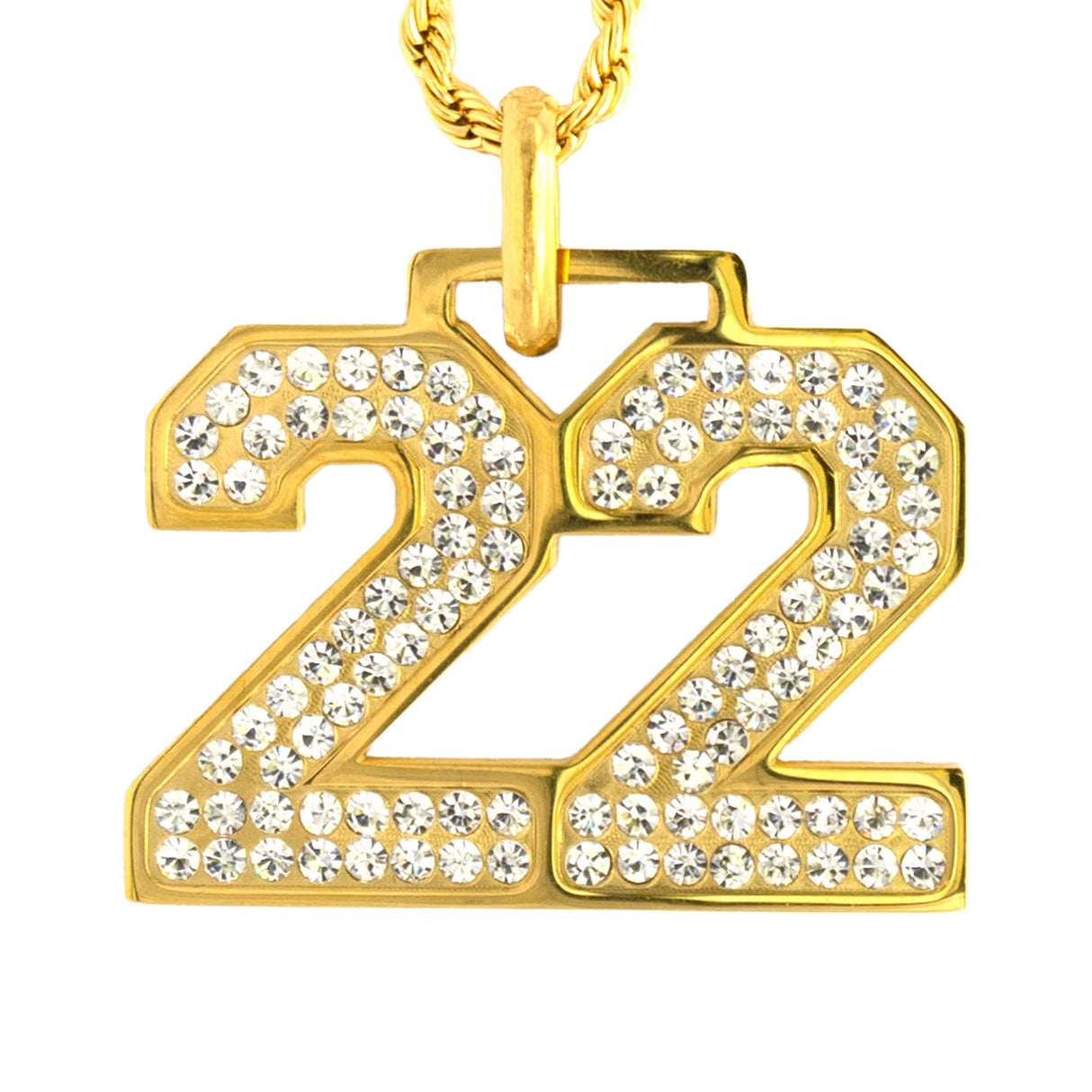 PLAYER NUMBER CHAIN - #22