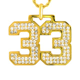 PLAYER NUMBER CHAIN - #33