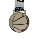 GEN24 3" BASKETBALL MEDAL - ANTIQUE NICKEL