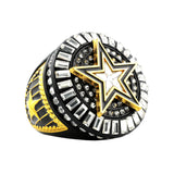 STAR26 GOLD&BLACK RING