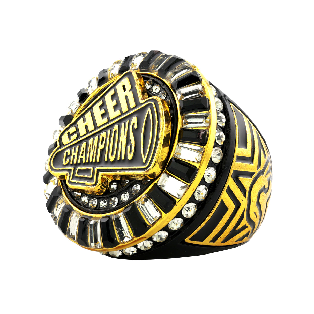 CHEER26 BLACK&GOLD CHAMPIONS RING