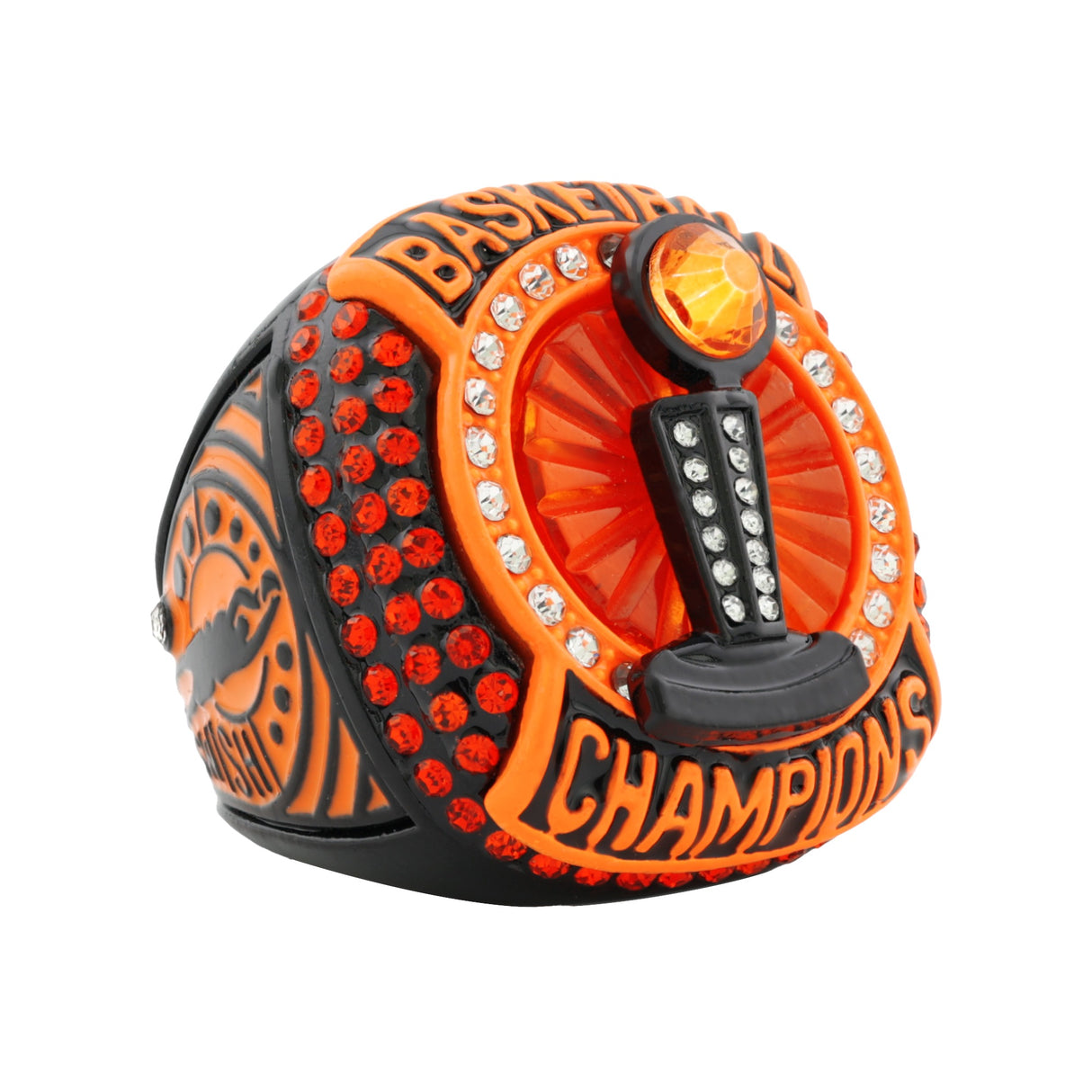 BASKETBALL25 NEON ORANGE2 CHAMPIONS RING