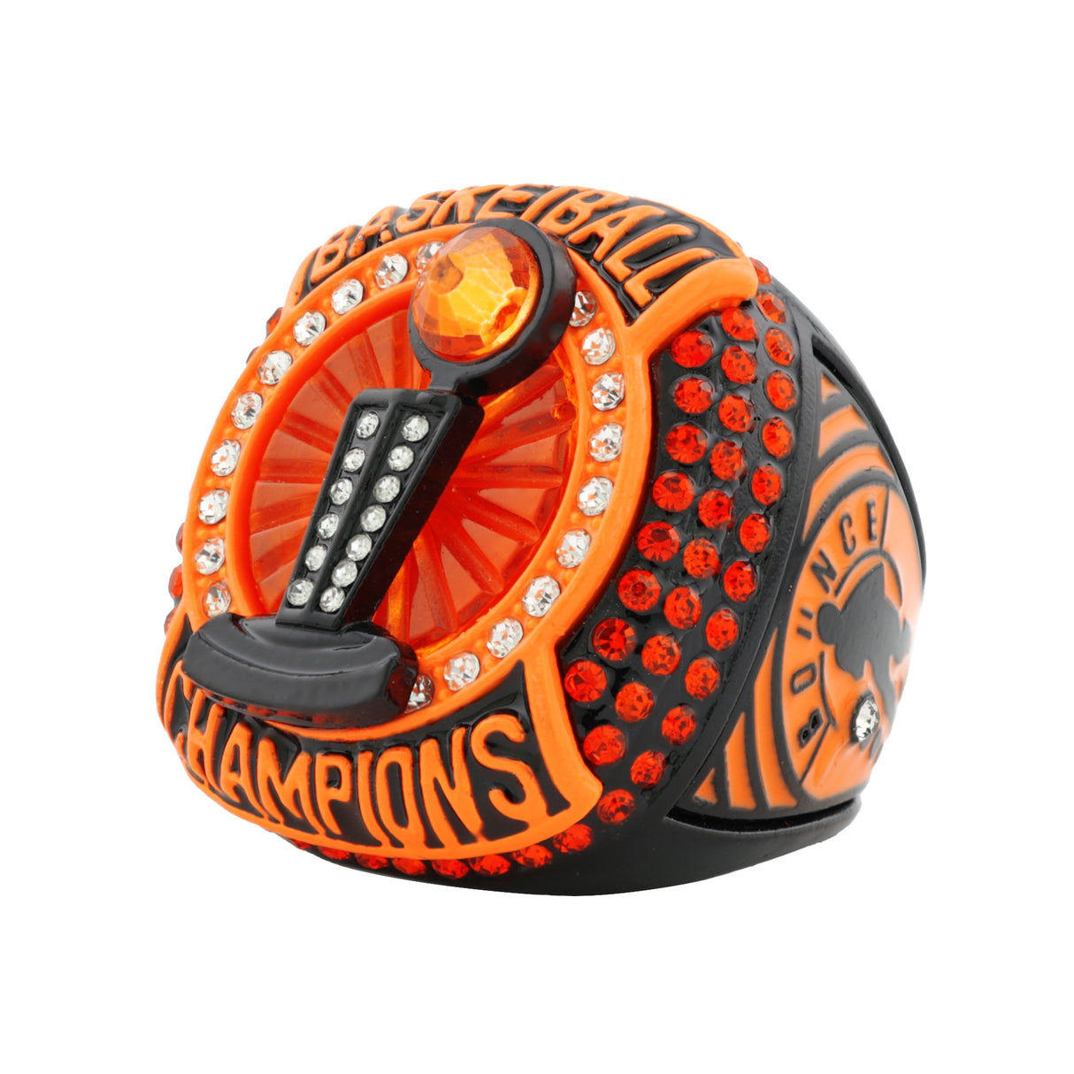 BASKETBALL25 NEON ORANGE2 CHAMPIONS RING