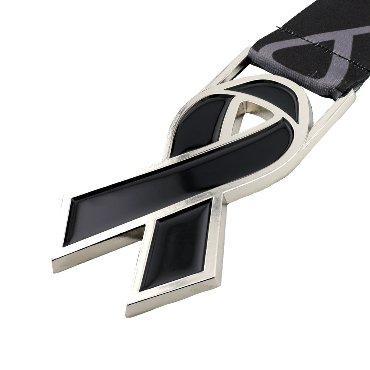 MED26 RIBBON SILVER&BLACK