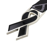 MED26 RIBBON SILVER&BLACK