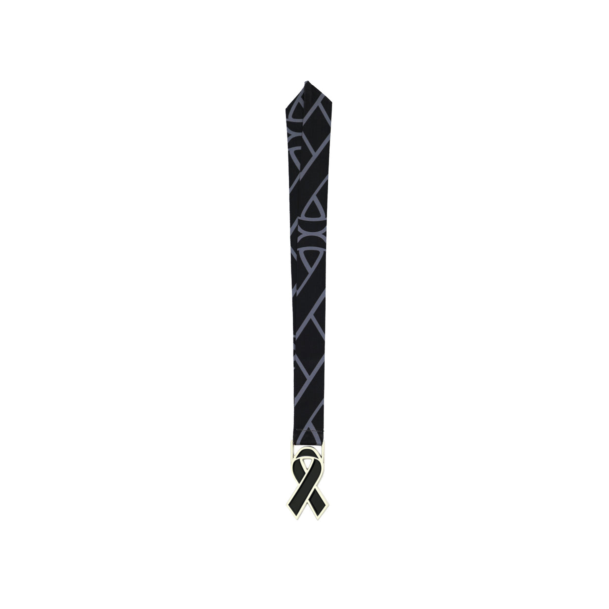 MED26 RIBBON SILVER&BLACK