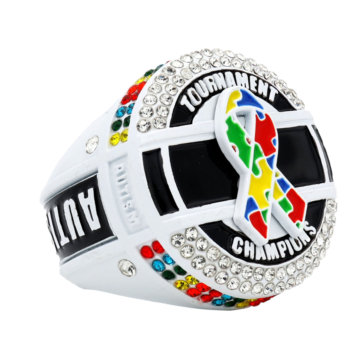 GEN25 WHITEOUT AUTISM AWARENESS CHAMPIONS RING