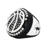 BASKETBALL3 B&W CHAMPIONS RING