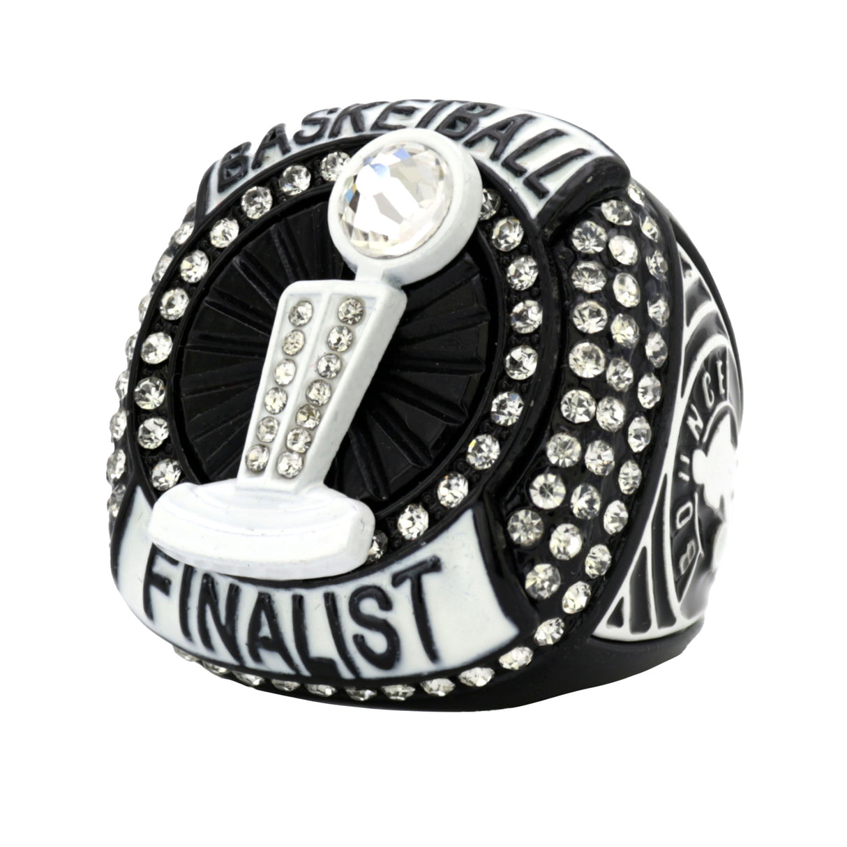 BASKETBALL25 BLACK/WHITE FINALIST RING