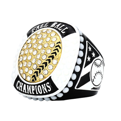 GEN25A BLACK/WHITE FALL BALL CHAMPIONS RING