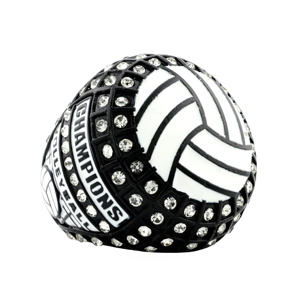 VOLLEYBALL26 BLACK&WHITE CHAMPIONS RING