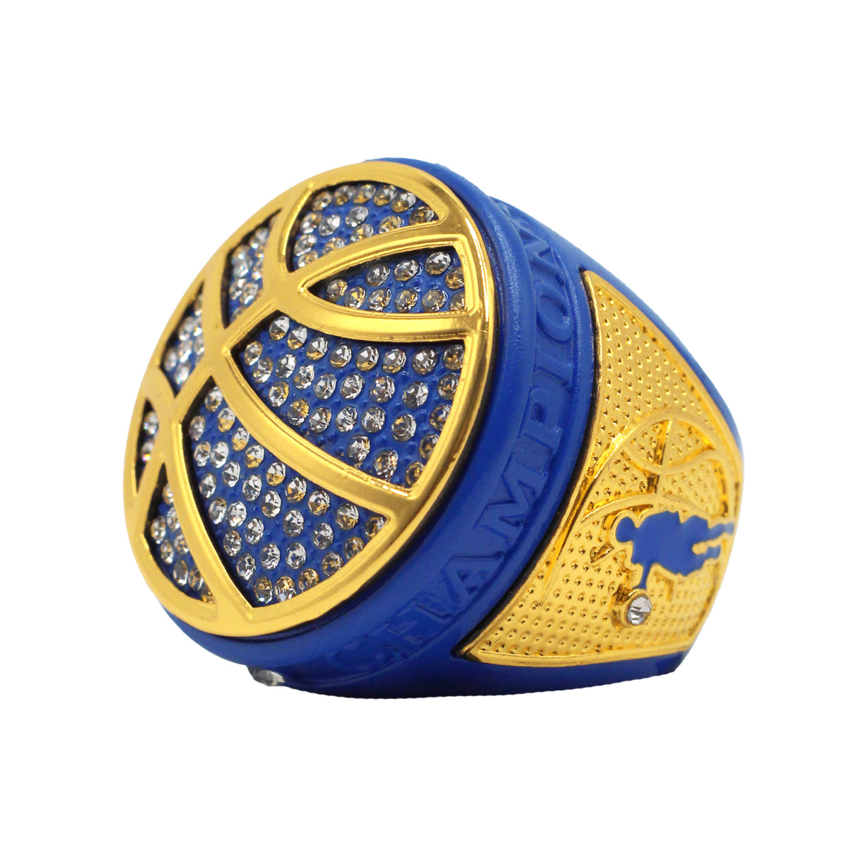 BASKETBALL2 ROYAL BLUE CHAMPIONS RING