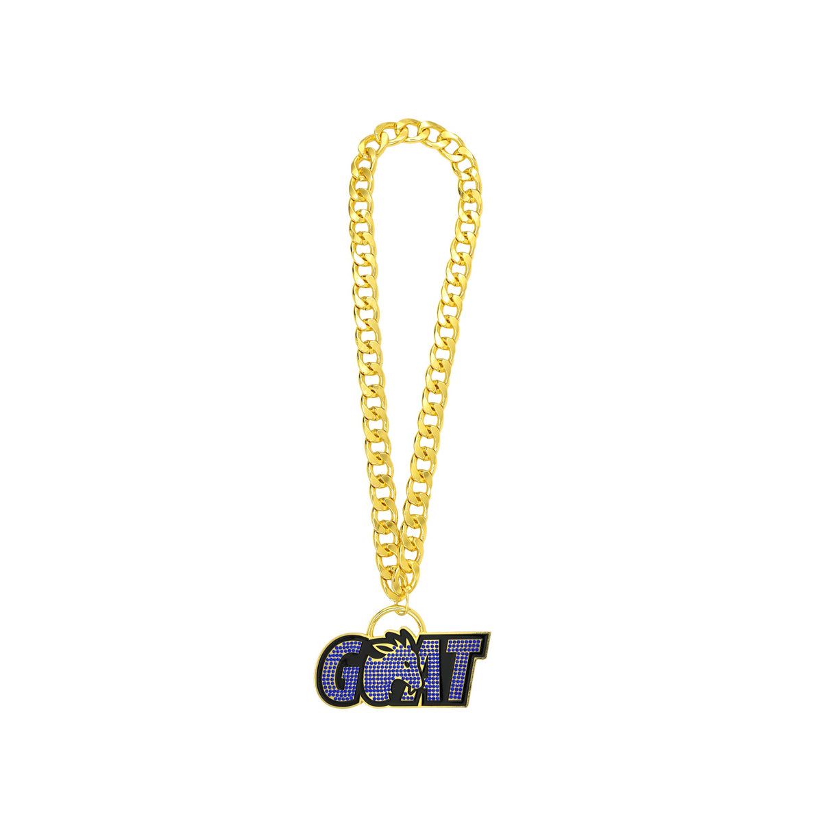 GOAT STONE CHAIN GOLD&BLUE