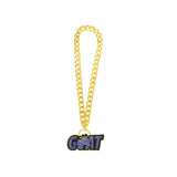GOAT STONE CHAIN GOLD&BLUE