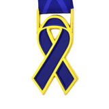 MED26 RIBBON GOLD&BLUE