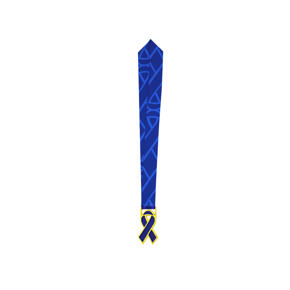 MED26 RIBBON GOLD&BLUE