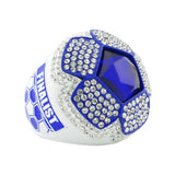 SOCCER25 BLUE&WHITE FINALIST RING