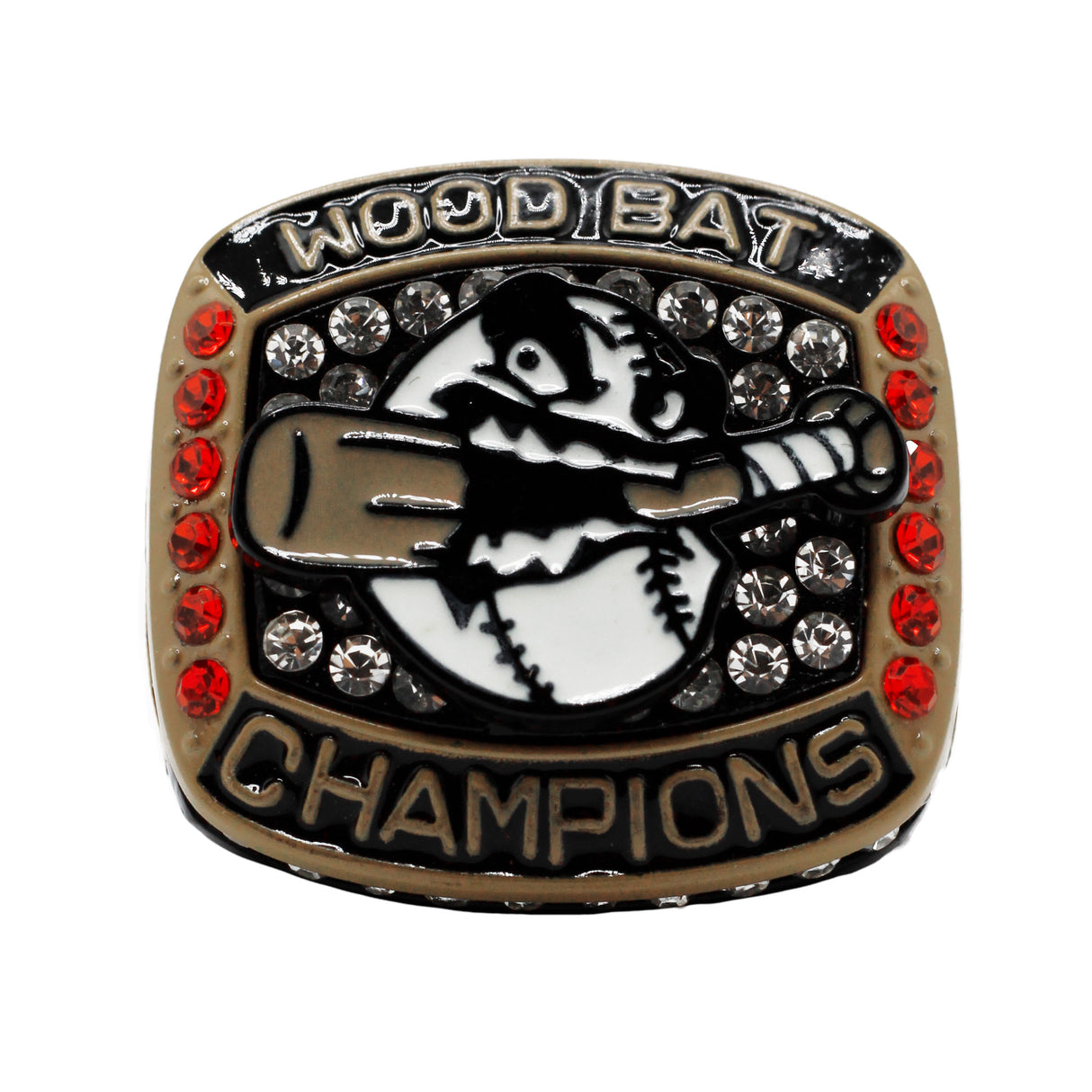 BLACK WOOD BAT CHAMPIONS RING