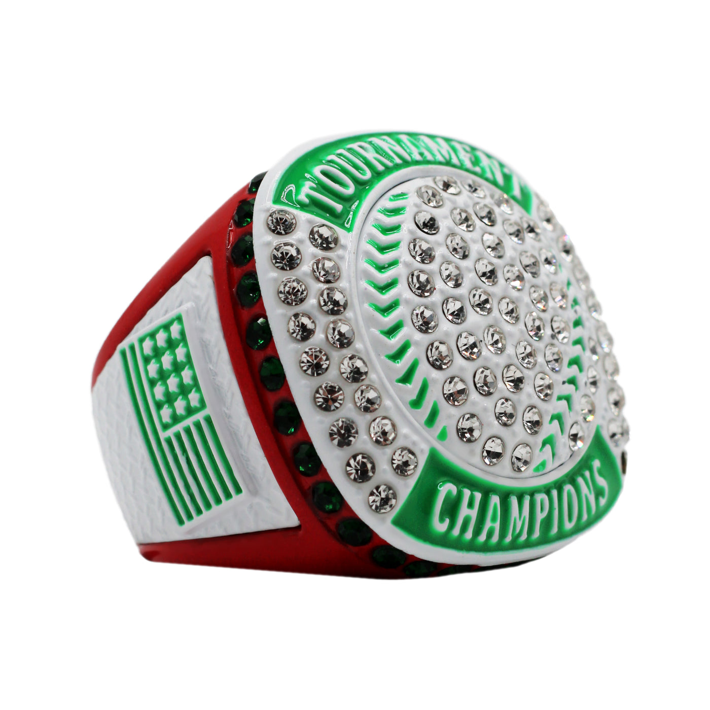 GEN5™ WHITE/RED/GREEN TOURNAMENT CHAMPIONS RING