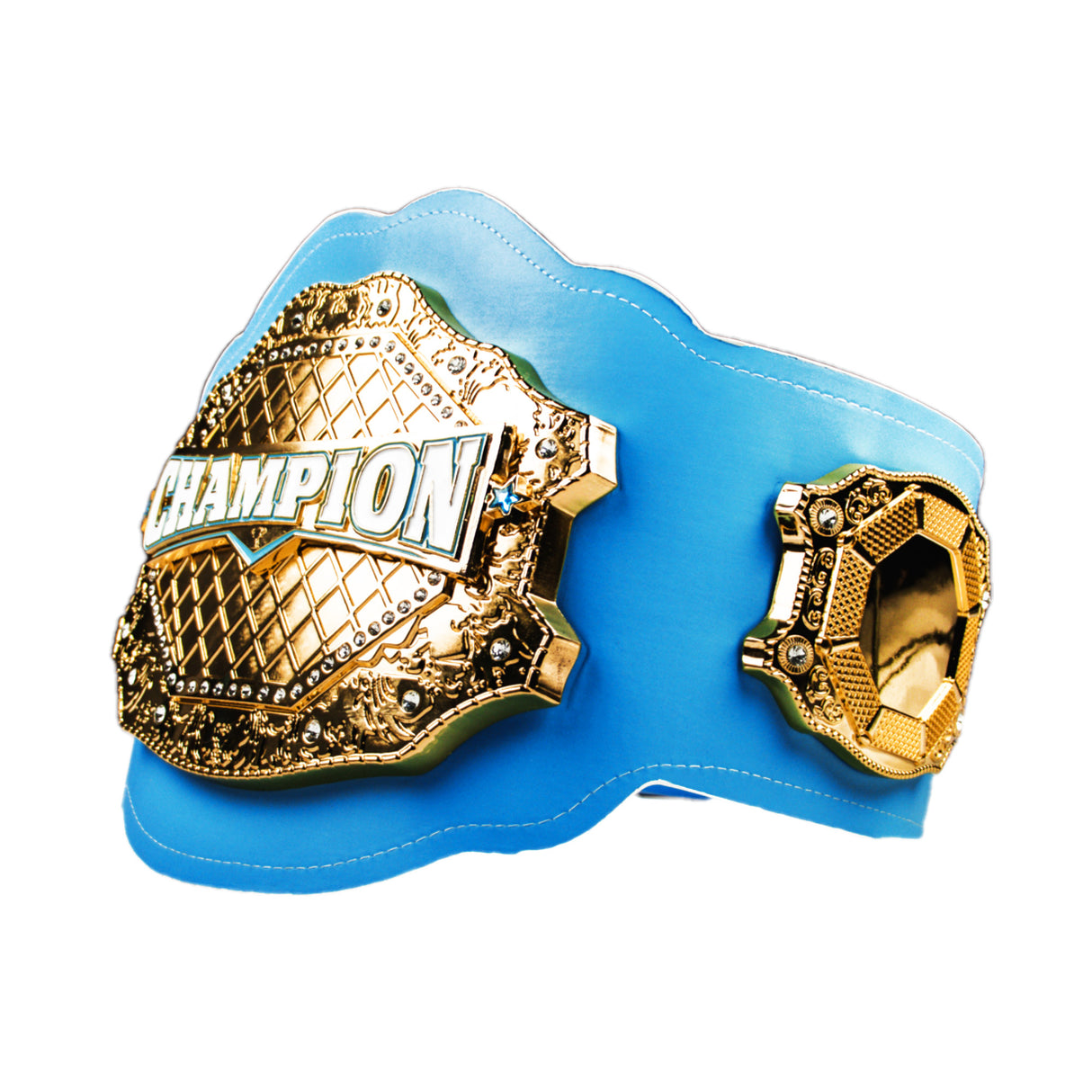 GEN2 BELT LIGHT BLUE & GOLD