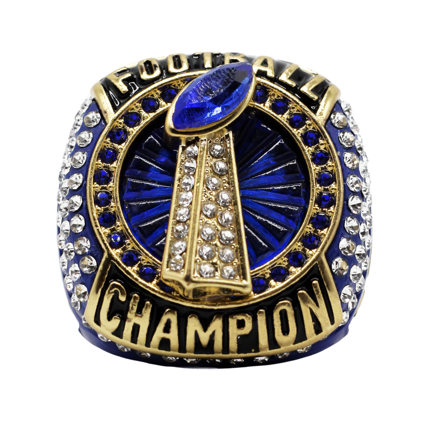 Blue Football Champion Ring