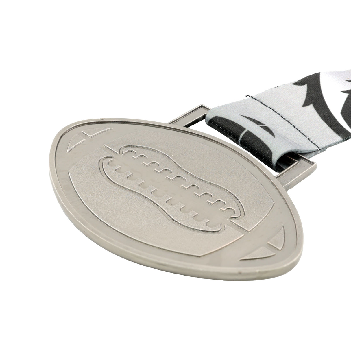 GEN24 3.5" FOOTBALL MEDAL - ANTIQUE NICKEL
