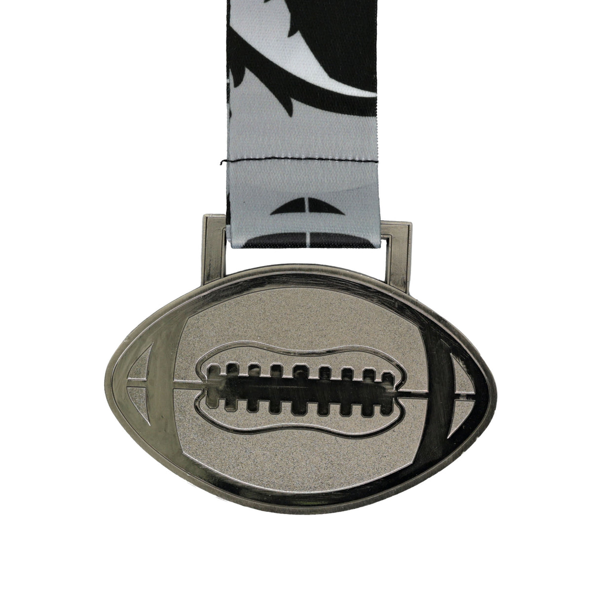 GEN24 3.5" FOOTBALL MEDAL - ANTIQUE NICKEL
