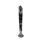 GEN24 3.5" FOOTBALL MEDAL - ANTIQUE NICKEL
