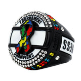 GEN25 BLACK AUTISM AWARENESS CHAMPIONS RING