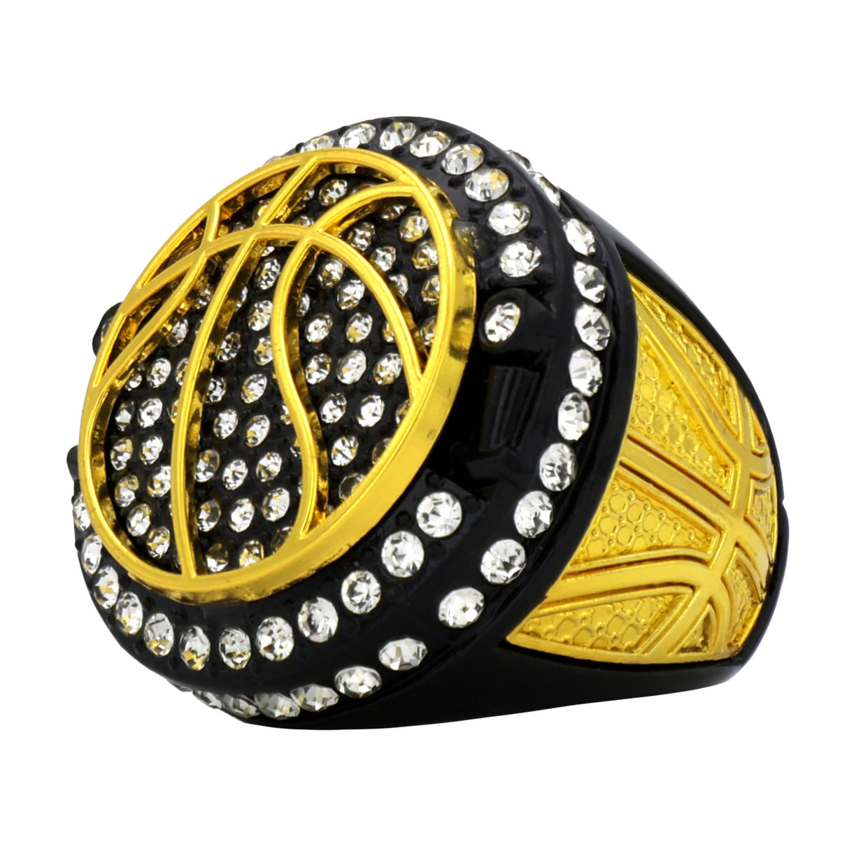 BASKETBALL3 BLACK ALL STONES 1 RING