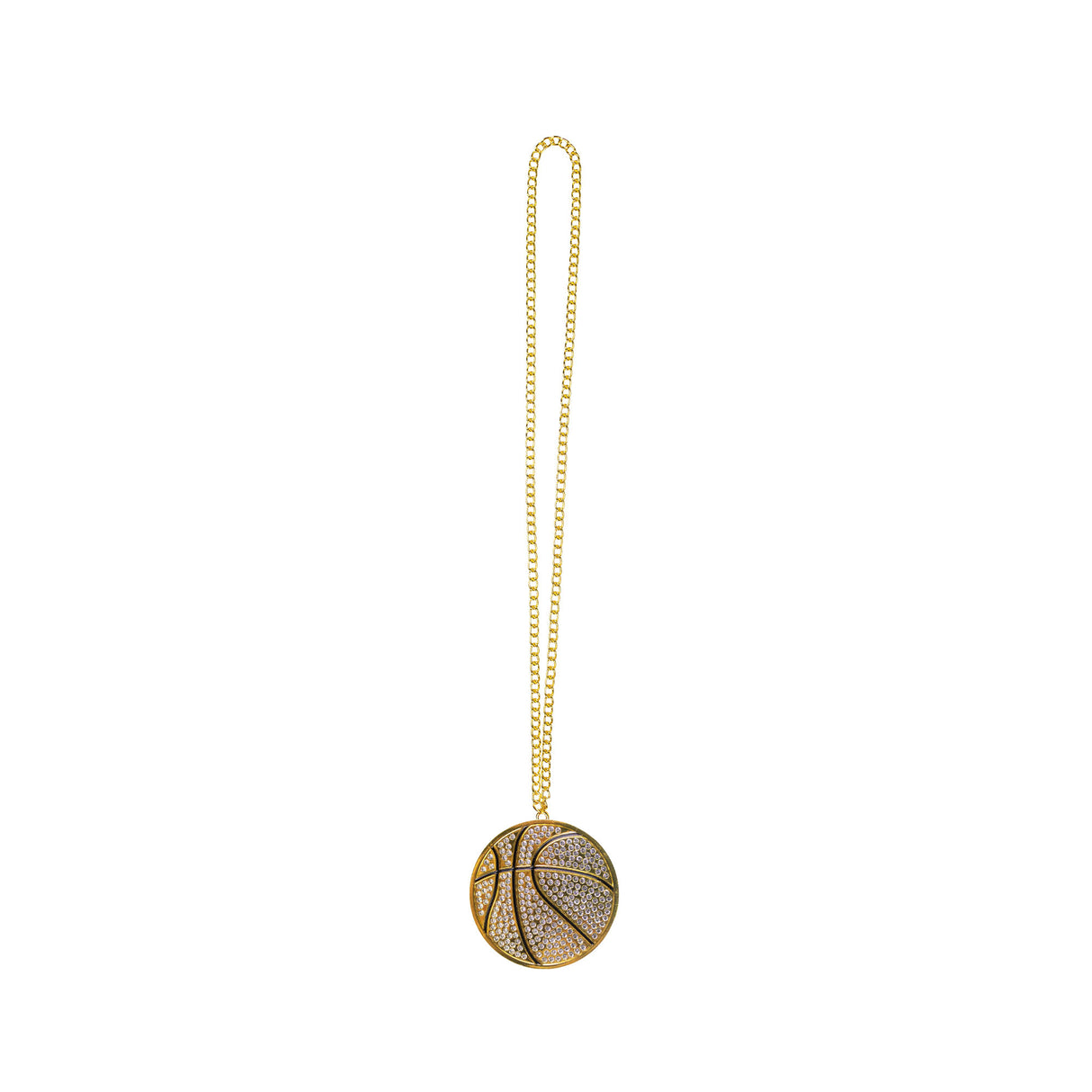 MED2 BASKETBALL BLING MEDAL GOLD