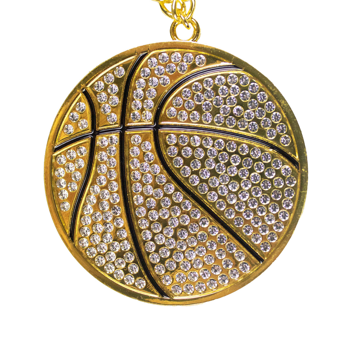 MED2 BASKETBALL BLING MEDAL GOLD